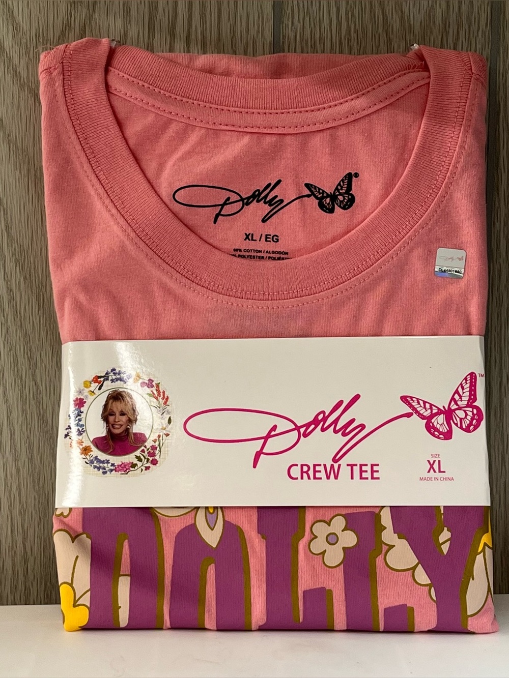 DOLLY PARTON Flowers T-Shirt Size XL large Spring Wildflower DG Exclusive New